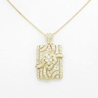 K18YG ダイヤモンドネックレス