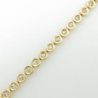 K18YG ダイヤモンドブレスレット20％引き
