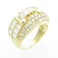 K18YG ダイヤモンドリング