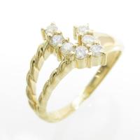 K18YG ダイヤモンドリング