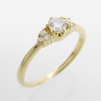 K18YG ダイヤモンドリング