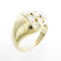 K18YG ダイヤモンドリング