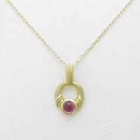 K18YG トルマリンネックレス