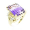 K18YG／K18WG アメジストリング