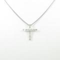 PT クロス ダイヤモンドネックレス
