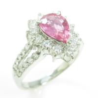 PT ピンクサファイヤリング