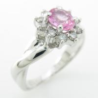 PT ピンクサファイヤリング