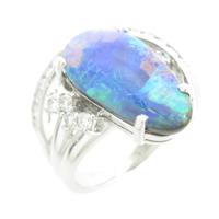 PT ボルダーオパールリング