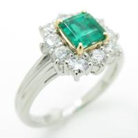 PT／K18YG エメラルドリング