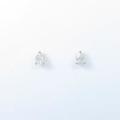 【リメイク】K18YG ダイヤモンドピアス 0．263ct・0．272ct・G?H・SI2・ペアシェイプ