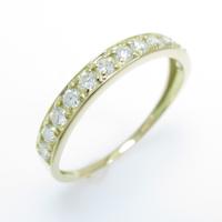 【リメイク】K18YG ハーフエタニティ ダイヤモンドリング