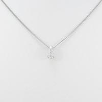 【リメイク】プラチナダイヤモンドネックレス 0．312ct・F・SI1・VERYGOOD