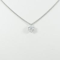 【リメイク】プラチナダイヤモンドネックレス 0．317ct・D・VVS1・VERYGOOD