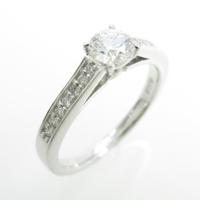 【リメイク】プラチナダイヤモンドリング 0．323ct・E・VVS1・3EXT40％引き