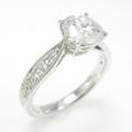 【リメイク】プラチナダイヤモンドリング 0．929ct・E・VS1・VERYGOOD