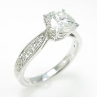 【リメイク】プラチナダイヤモンドリング 0．929ct・E・VS1・VERYGOOD