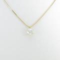 【新品】K18YG ダイヤモンドネックレス 0．520ct・H・SI2・VERYGOOD