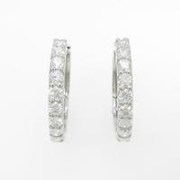 【新品】プラチナダイヤモンドピアス 1．001ct・1．000ct・F・VS1?SI2・VG?G5％引き