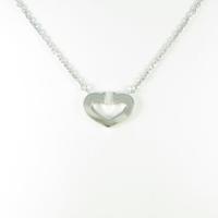 カルティエ Cハート ネックレス