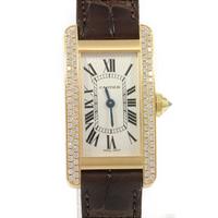 カルティエ WB701251 タンクアメリカン YG／2D クォーツ