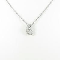 カルティエ ダイヤモンドネックレス 0．50ct・G・VS1