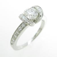 ティファニー リボンリング 0．49ct・H・VVS2・EXT20％引き