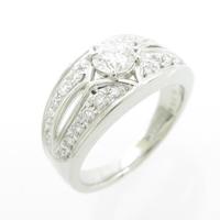 プラチナダイヤモンドリング 0．384ct・F・SI2・VERYGOOD