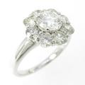 プラチナダイヤモンドリング 0．714ct・J・VS2・VERYGOOD5％引き