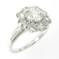 プラチナダイヤモンドリング 0．714ct・J・VS2・VERYGOOD5％引き