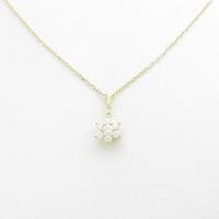 ミキモト フラワー ダイヤモンドネックレス