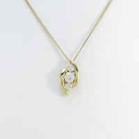 K18YG スリーストーン ダイヤモンドネックレス20％引き