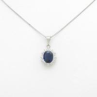 PTサファイヤネックレス