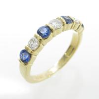 750YG サファイヤリング