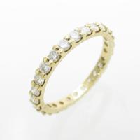 750YG フルエタニティ ダイヤモンドリング