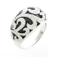 K18WG オニキスリング