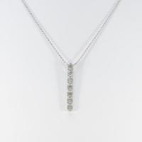 K18WG ダイヤモンドネックレス20％引き