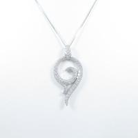 K18WG ダイヤモンドネックレス5％引き