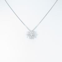 K18WG ダイヤモンドネックレス