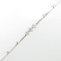 K18WG ダイヤモンドブレスレット