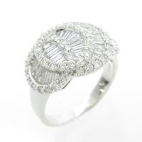 K18WG ダイヤモンドリング