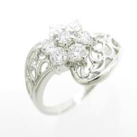 PT フラワー ダイヤモンドリング