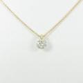 【リメイク】K18YG ダイヤモンドネックレス 0．522ct・H・I1・EXT