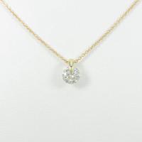 【リメイク】K18YG ダイヤモンドネックレス 0．522ct・H・I1・EXT