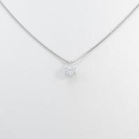 【リメイク】プラチナダイヤモンドネックレス 0．215ct・D・VVS1・EXT・H＆C