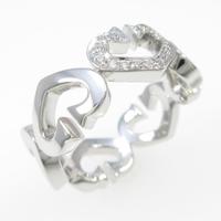 カルティエ Cハート 1P リング