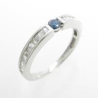 K18WG ダイヤモンドリング