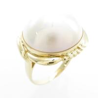 K18YG マベパールリング