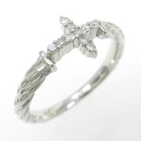 PT クロス ダイヤモンドリング