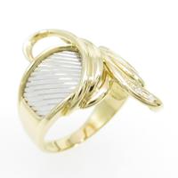 K18YG／PT ダイヤモンドリング