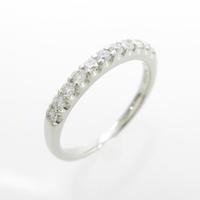 ヴァンドーム ハーフエタニティ ダイヤモンドピンキーリング